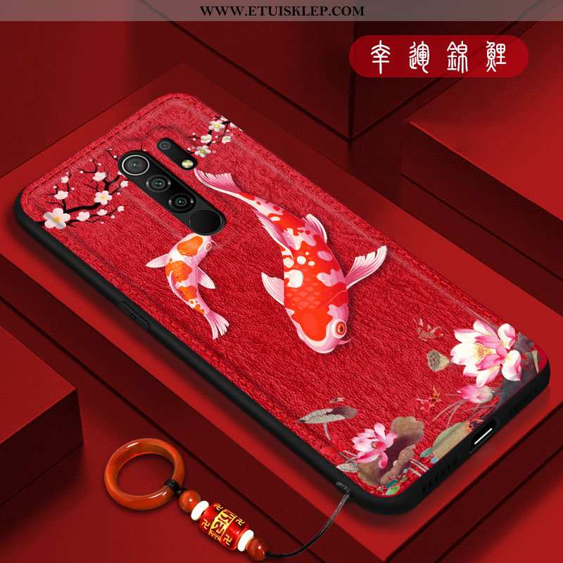Pokrowce Xiaomi Redmi 9 Miękki Czerwony Mały Skóra Kreatywne Oryginalny Etui Online