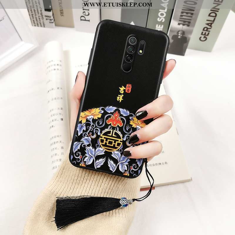 Pokrowce Xiaomi Redmi 9 Miękki Vintage Anti-fall Telefon Komórkowy Etui All Inclusive Nubuku Kupię