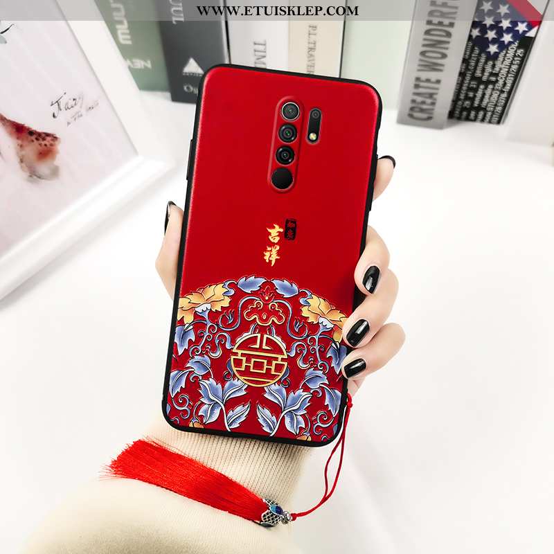 Pokrowce Xiaomi Redmi 9 Miękki Vintage Anti-fall Telefon Komórkowy Etui All Inclusive Nubuku Kupię