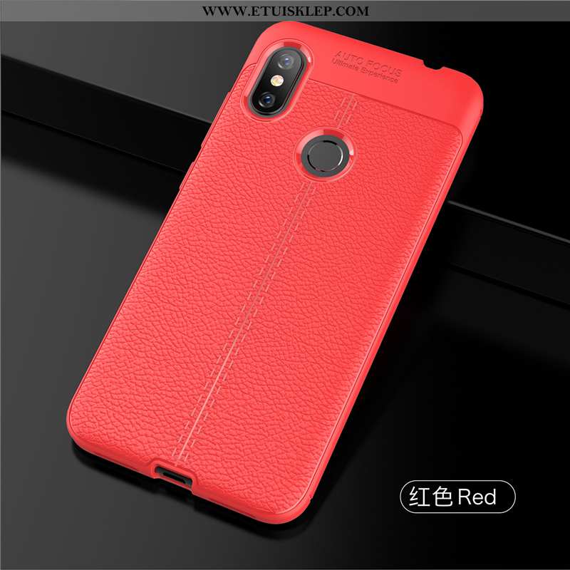 Pokrowce Xiaomi Redmi Note 5 Skóra Czerwony Miękki Mały Anti-fall Etui Osobowość Oferta