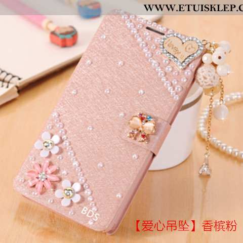 Pokrowce Xiaomi Redmi Note 6 Pro Cienkie Klapa Etui Trendy Nubuku Anti-fall Czerwony Tanie