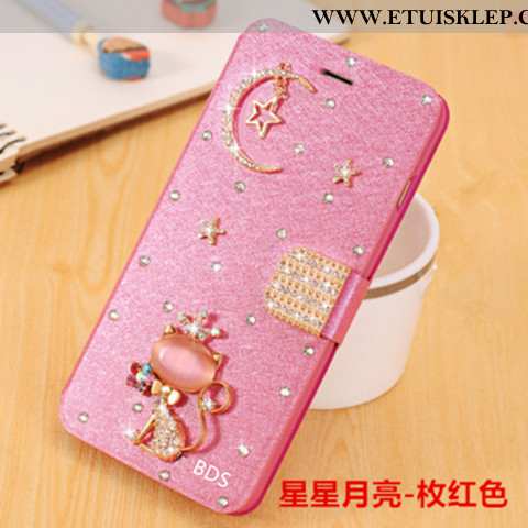 Pokrowce Xiaomi Redmi Note 6 Pro Cienkie Klapa Etui Trendy Nubuku Anti-fall Czerwony Tanie