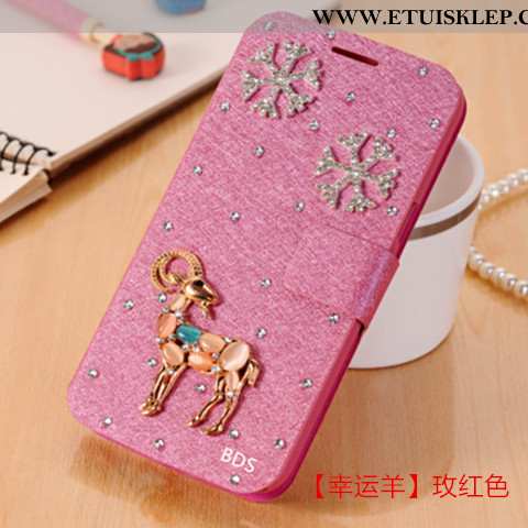 Pokrowce Xiaomi Redmi Note 6 Pro Cienkie Klapa Etui Trendy Nubuku Anti-fall Czerwony Tanie