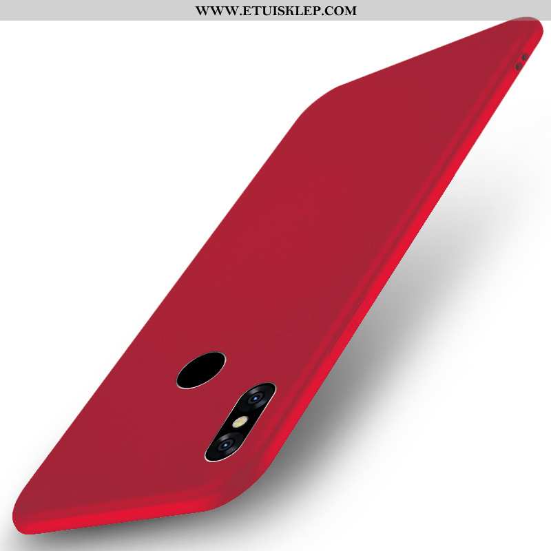 Pokrowce Xiaomi Redmi Note 6 Pro Ochraniacz Czerwony Proste Futerał Tylna Pokrywa All Inclusive Osob