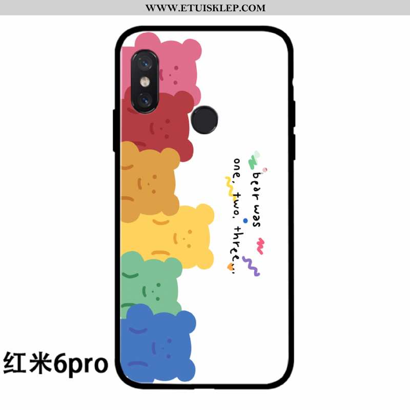 Pokrowce Xiaomi Redmi Note 6 Pro Szkło Miękki Niebieski Znieść Anti-fall Kreatywne Czerwony Netto Of