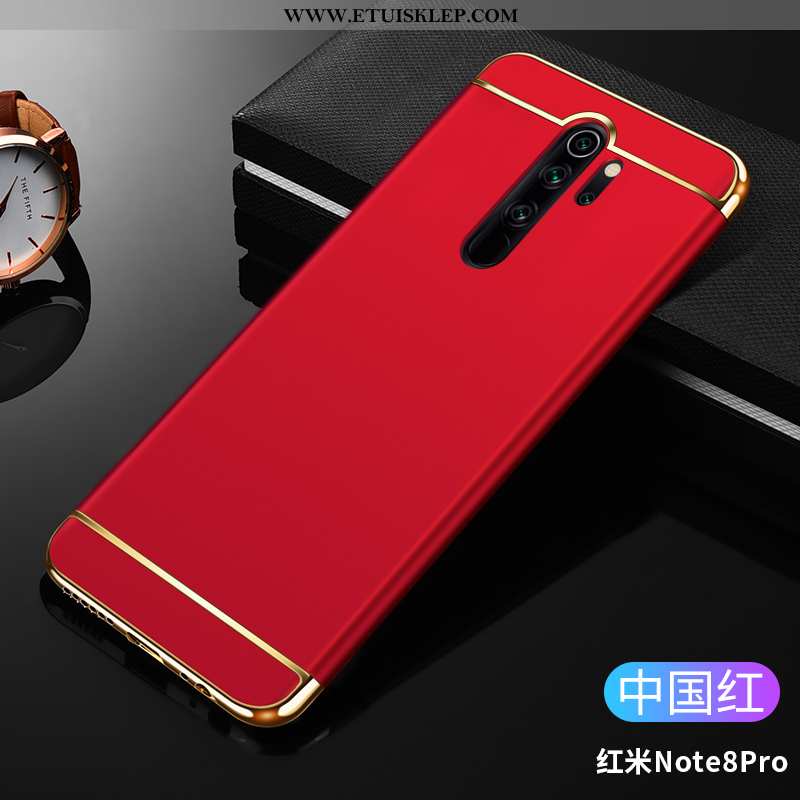 Pokrowce Xiaomi Redmi Note 8 Pro Super Telefon Komórkowy Czerwony All Inclusive Nubuku Różowe Anti-f