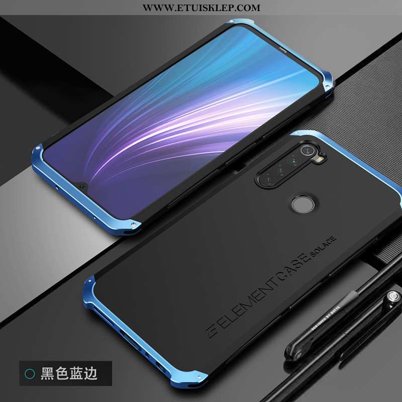 Pokrowce Xiaomi Redmi Note 8t Metal Czerwony Proste Anti-fall Trudno Telefon Komórkowy Nubuku Tani