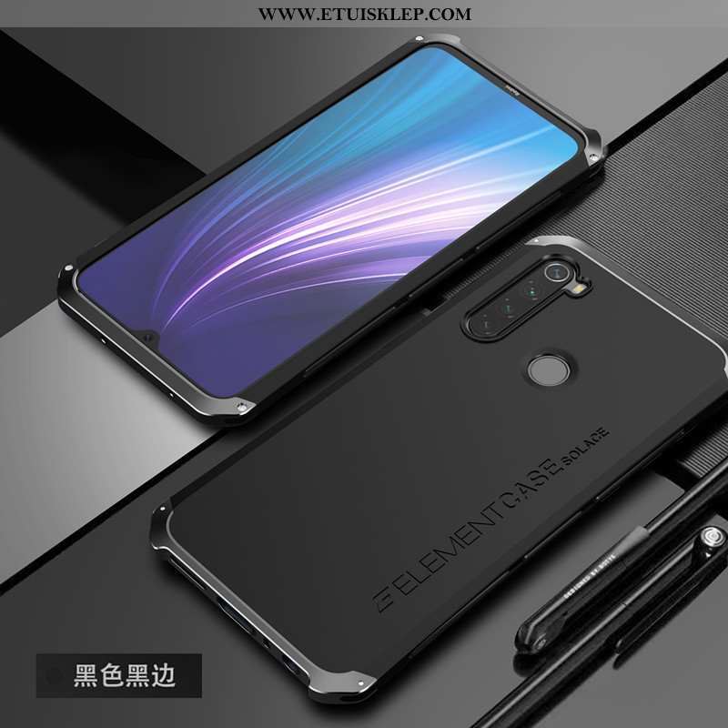 Pokrowce Xiaomi Redmi Note 8t Metal Czerwony Proste Anti-fall Trudno Telefon Komórkowy Nubuku Tani