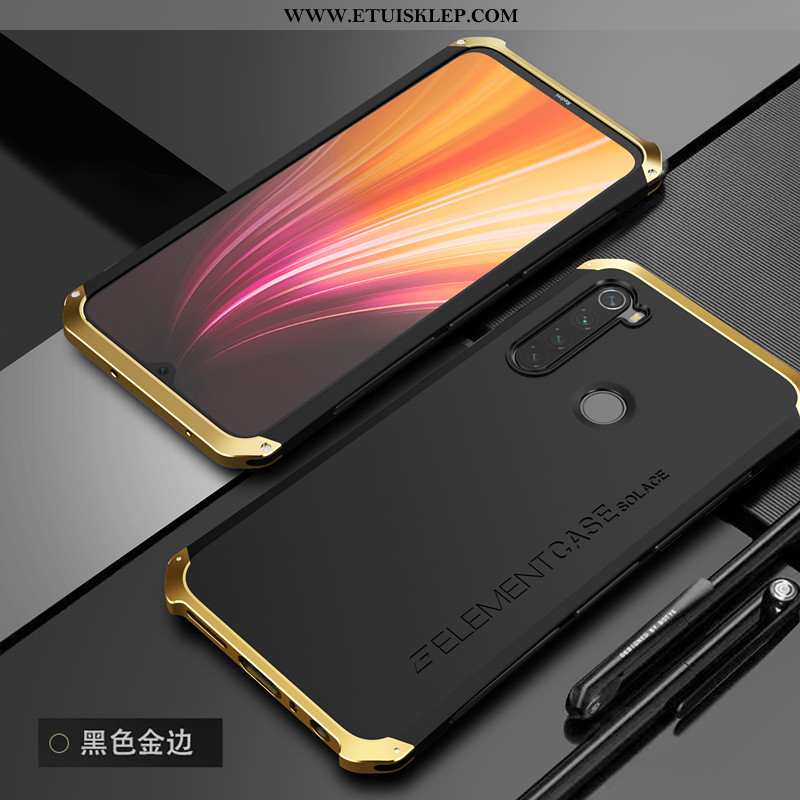 Pokrowce Xiaomi Redmi Note 8t Metal Czerwony Proste Anti-fall Trudno Telefon Komórkowy Nubuku Tani