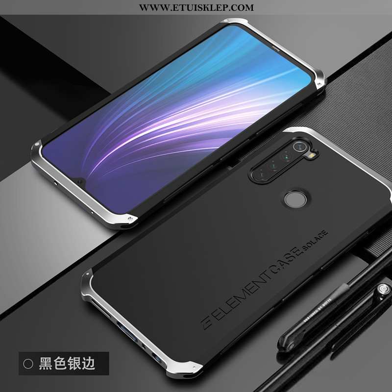 Pokrowce Xiaomi Redmi Note 8t Metal Czerwony Proste Anti-fall Trudno Telefon Komórkowy Nubuku Tani