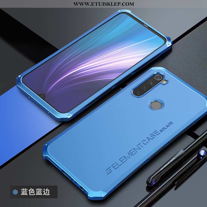 Pokrowce Xiaomi Redmi Note 8t Metal Czerwony Proste Anti-fall Trudno Telefon Komórkowy Nubuku Tani