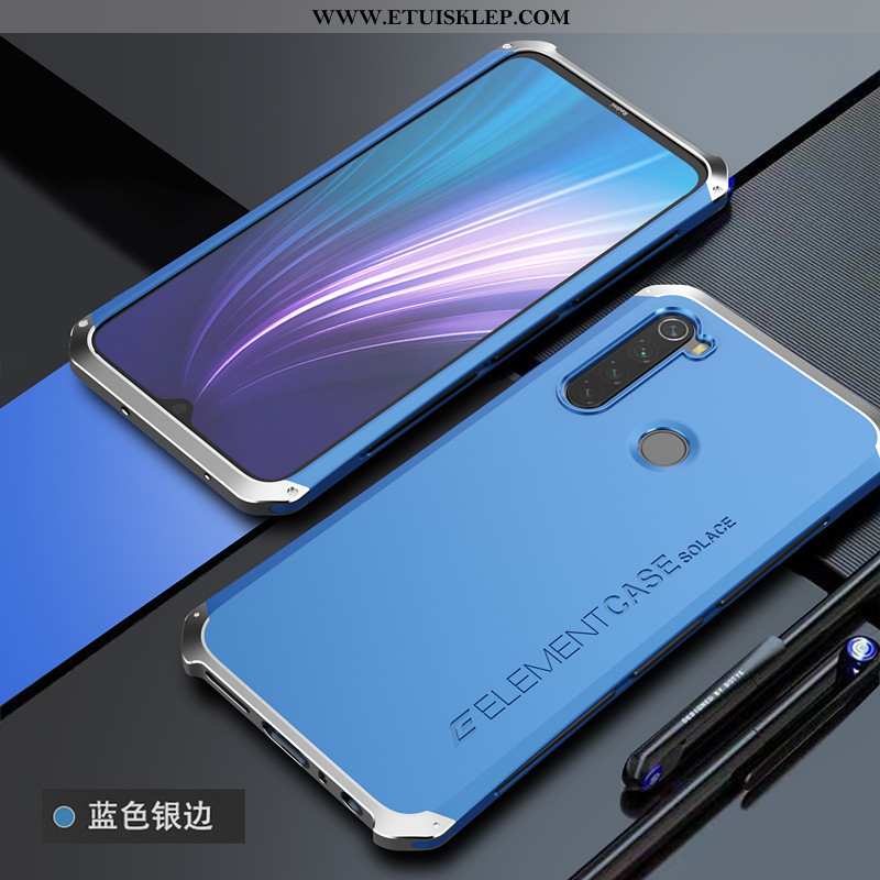 Pokrowce Xiaomi Redmi Note 8t Metal Czerwony Proste Anti-fall Trudno Telefon Komórkowy Nubuku Tani