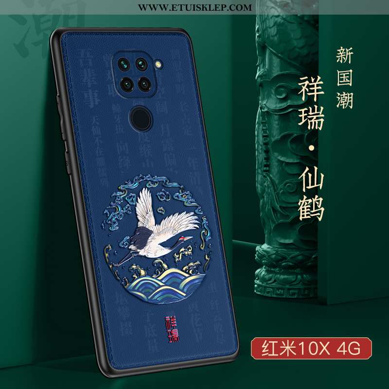 Pokrowce Xiaomi Redmi Note 9 Ochraniacz Chiński Styl Mały Anti-fall Silikonowe Czerwony Netto Telefo