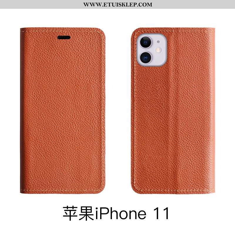 Pokrowce iPhone 11 Ochraniacz Prawdziwa Skóra Telefon Komórkowy Etui Bydło Futerał Sklep