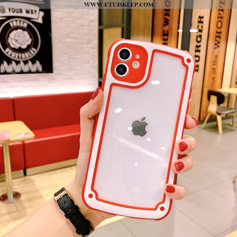 Pokrowce iPhone 11 Ochraniacz Telefon Komórkowy Purpurowy Kolor Cukierków Smok Trendy Czerwony Netto