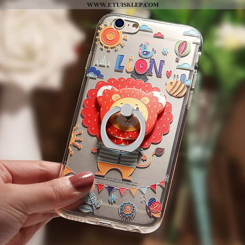 Pokrowce iPhone 6/6s Plus Trendy Futerał Wspornik Relief Telefon Komórkowy Ring Kolor Online