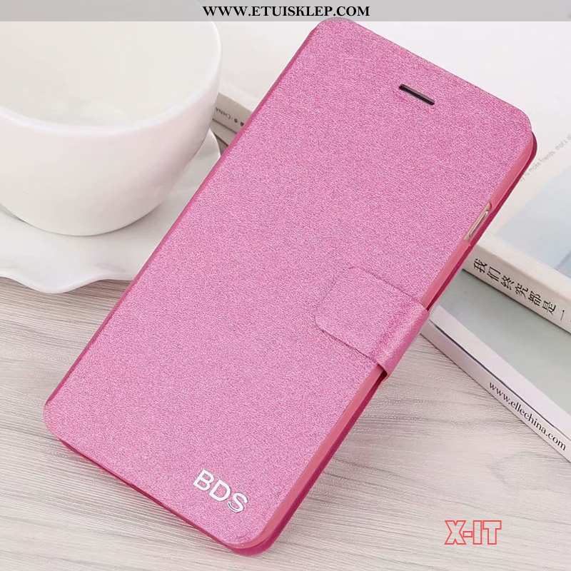 Pokrowce iPhone 6/6s Skórzane Etui Jedwab Telefon Komórkowy Różowe Klapa Futerał Tanie