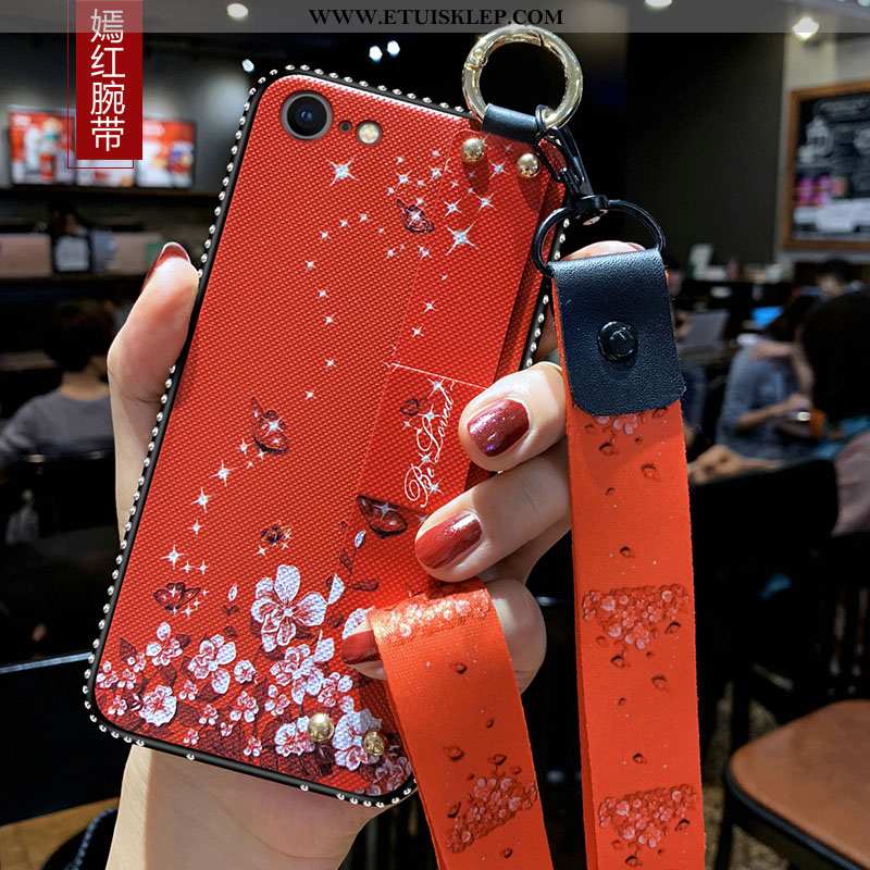 Pokrowce iPhone 7 Ochraniacz Różowe Pu Futerał Miękki Telefon Komórkowy Anti-fall Tani