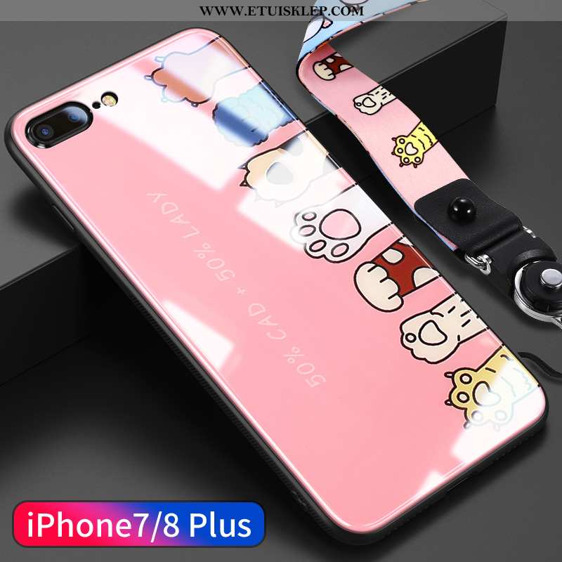 Pokrowce iPhone 8 Plus Szkło Trendy Kreskówka Silikonowe Cienkie Żółty All Inclusive Sklep