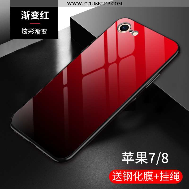 Pokrowce iPhone 8 Silikonowe Granica Purpurowy Osobowość Trendy Gradient Kreatywne Na Sprzedaż