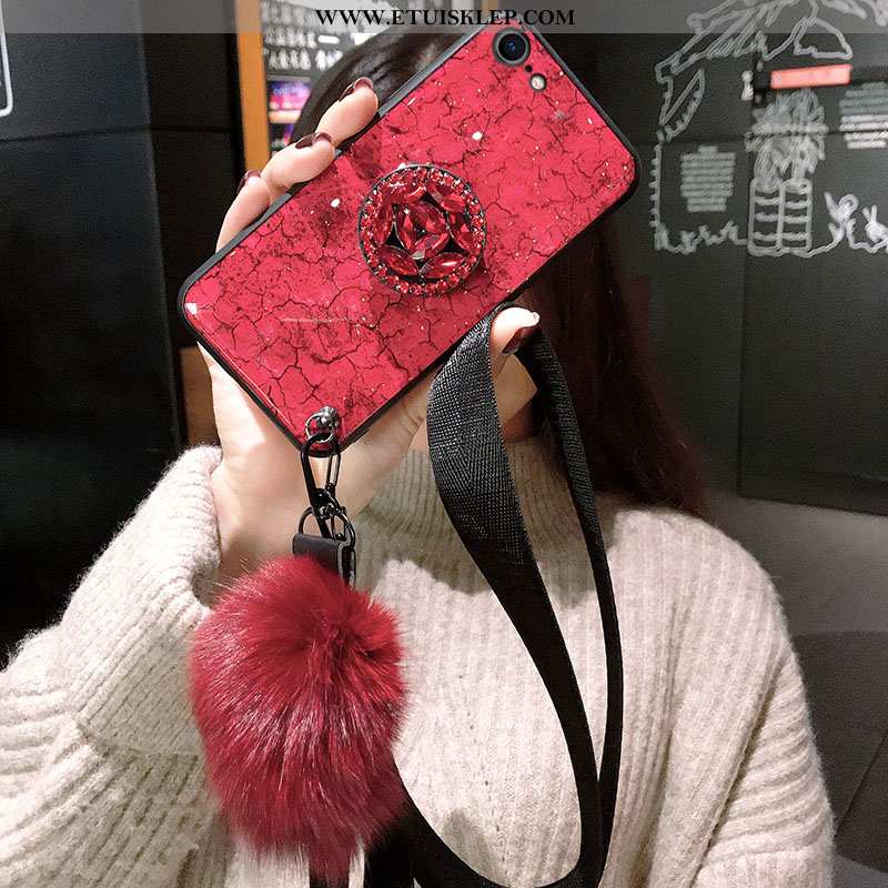 Pokrowce iPhone 8 Trendy Wiszące Ozdoby Etui Silikonowe Czerwony Purpurowy Ochraniacz Sklep