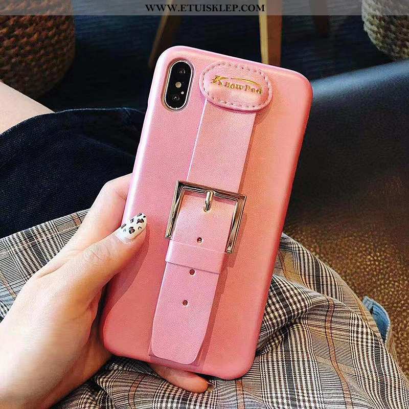 Pokrowce iPhone X Skórzane Etui Jakość Eleganckie Trendy Telefon Komórkowy Czerwony Kup