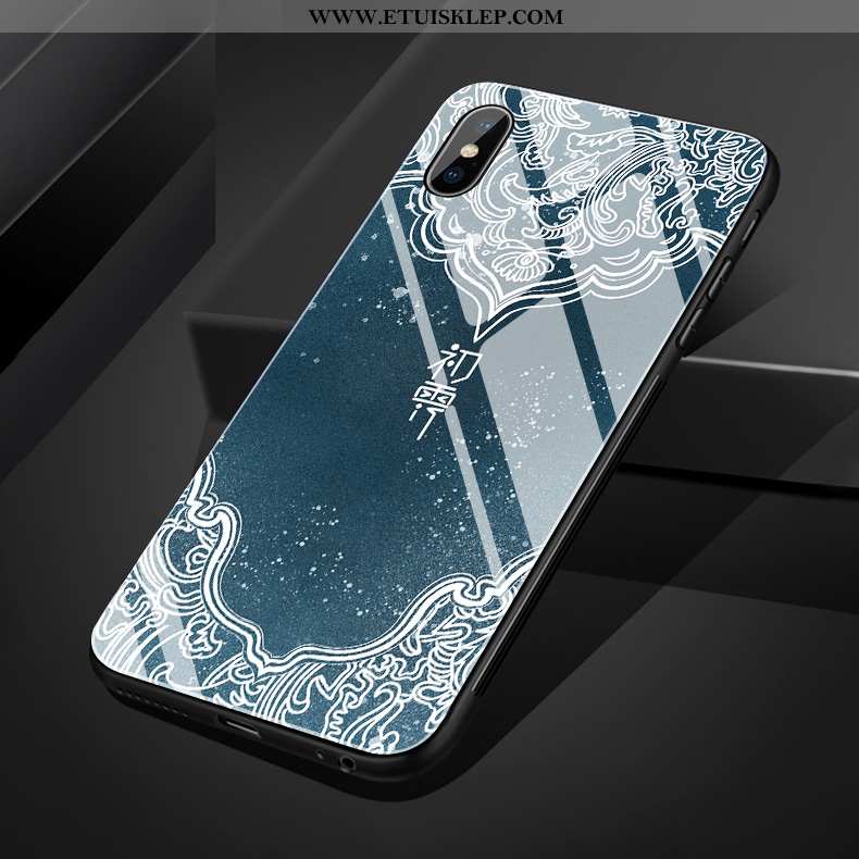 Pokrowce iPhone Xs Max Silikonowe Futerał Etui Niebieski Miękki Proste Sztuka Sprzedam