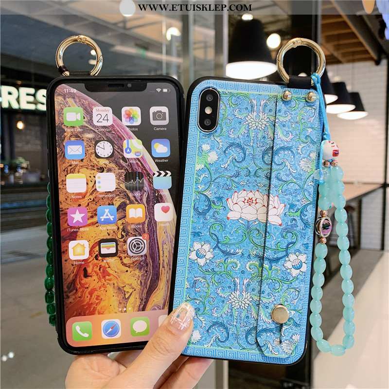 Pokrowce iPhone Xs Miękki Telefon Komórkowy Bransoletki Vintage Etui Wspornik Anti-fall Oferta