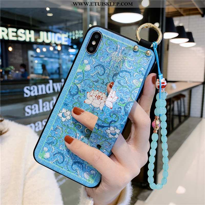 Pokrowce iPhone Xs Miękki Telefon Komórkowy Bransoletki Vintage Etui Wspornik Anti-fall Oferta