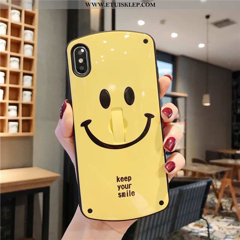 Pokrowce iPhone Xs Osobowość Smile Futerał Zakochani Telefon Komórkowy Etui Miękki Kup