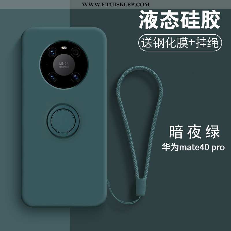 Etui Huawei Mate 40 Pro Silikonowe Kreatywne Nowy Ring Zielony Futerał Oferta