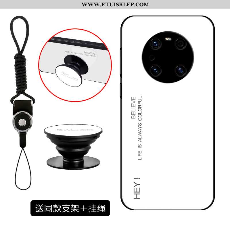 Etui Huawei Mate 40 Pro Trendy Czerwony Netto Proste Gradient Moda Szkło Tani