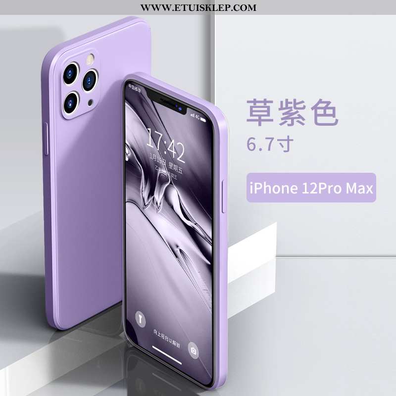 Etui iPhone 12 Pro Max Silikonowe All Inclusive Kreatywne Miękki Anti-fall Nowy Sklep