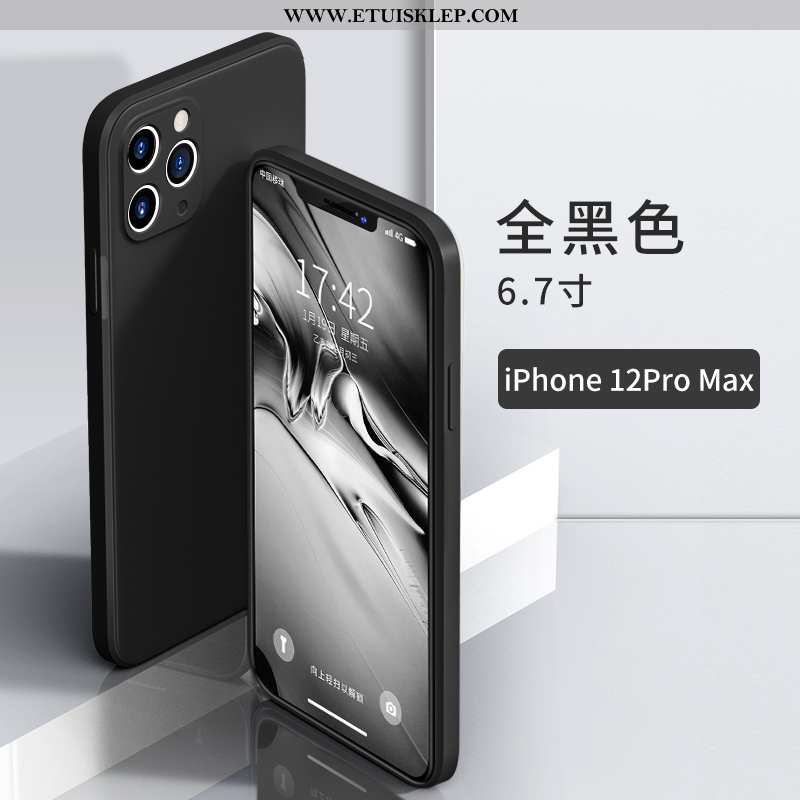 Etui iPhone 12 Pro Max Silikonowe All Inclusive Kreatywne Miękki Anti-fall Nowy Sklep