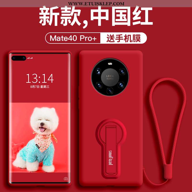 Futerał Huawei Mate 40 Pro+ Miękki Ochraniacz All Inclusive Czerwony Etui Anti-fall Trendy Sklep