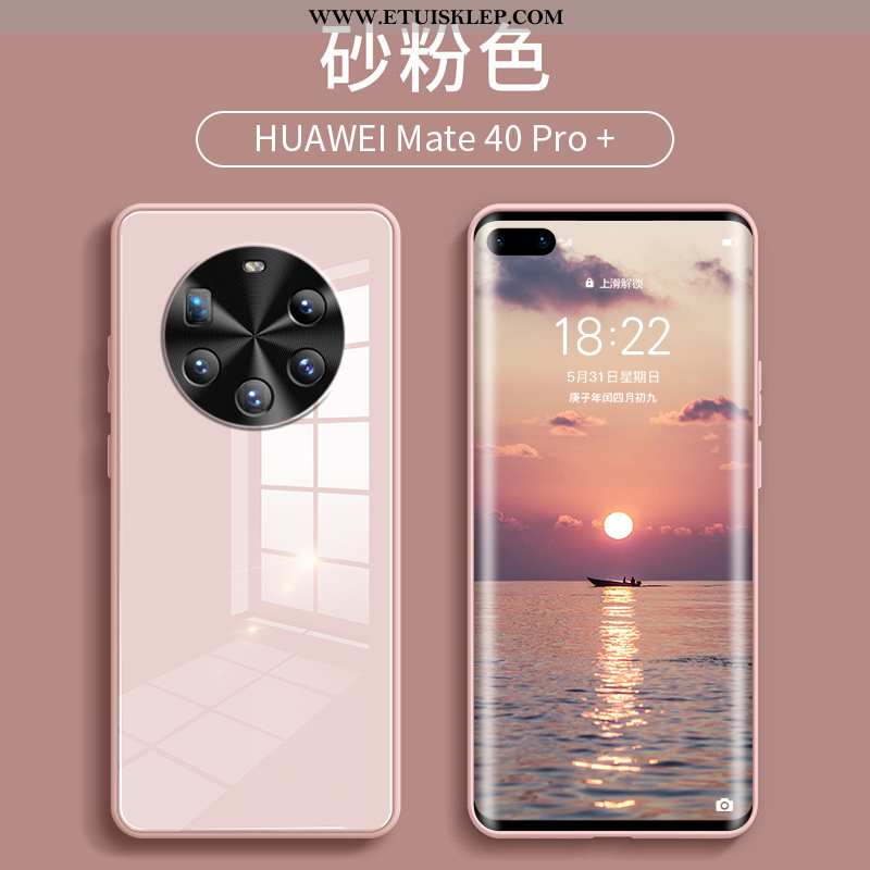 Futerał Huawei Mate 40 Pro+ Silikonowe All Inclusive Anti-fall Szkło Telefon Komórkowy Trendy Etui D