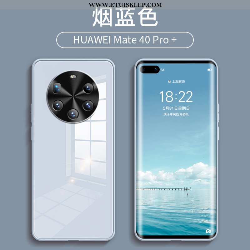 Futerał Huawei Mate 40 Pro+ Silikonowe All Inclusive Anti-fall Szkło Telefon Komórkowy Trendy Etui D