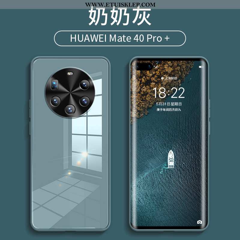 Futerał Huawei Mate 40 Pro+ Silikonowe All Inclusive Anti-fall Szkło Telefon Komórkowy Trendy Etui D