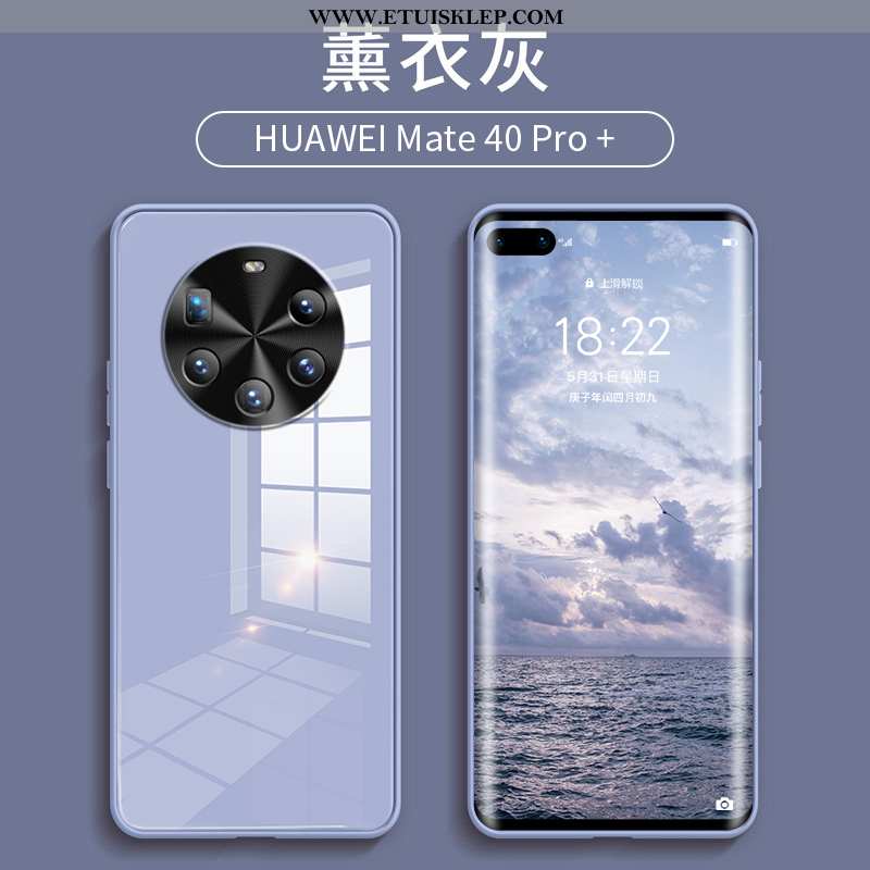 Futerał Huawei Mate 40 Pro+ Silikonowe All Inclusive Anti-fall Szkło Telefon Komórkowy Trendy Etui D