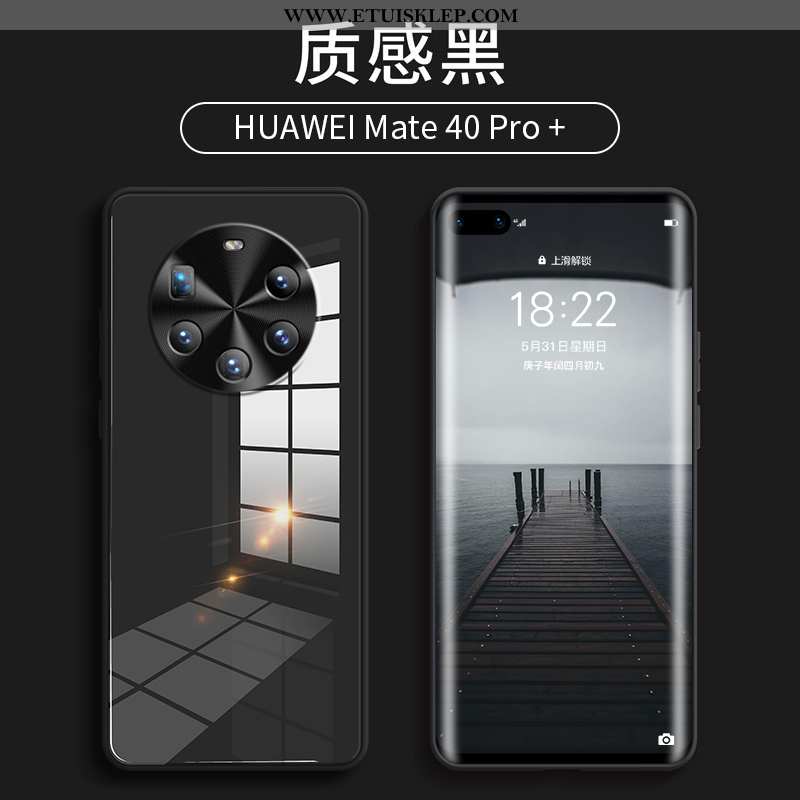 Futerał Huawei Mate 40 Pro+ Silikonowe All Inclusive Anti-fall Szkło Telefon Komórkowy Trendy Etui D
