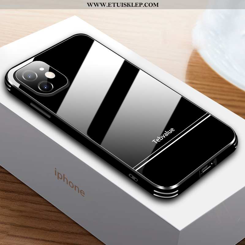 Futerał iPhone 12 Mini Szkło Kreatywne Etui Telefon Komórkowy Biały Wysoki Koniec Dyskont