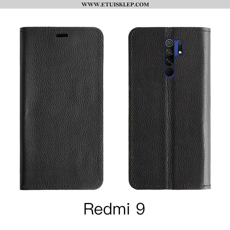 Obudowa Xiaomi Redmi 9 Ochraniacz Karta Ciemno Niebieski Anti-fall Bydło Czerwony All Inclusive Tani