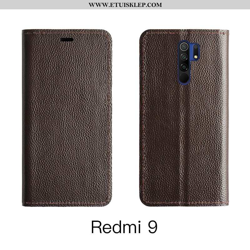 Obudowa Xiaomi Redmi 9 Ochraniacz Karta Ciemno Niebieski Anti-fall Bydło Czerwony All Inclusive Tani