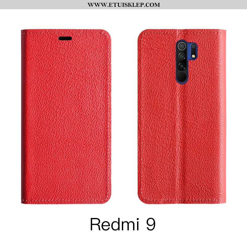 Obudowa Xiaomi Redmi 9 Ochraniacz Karta Ciemno Niebieski Anti-fall Bydło Czerwony All Inclusive Tani