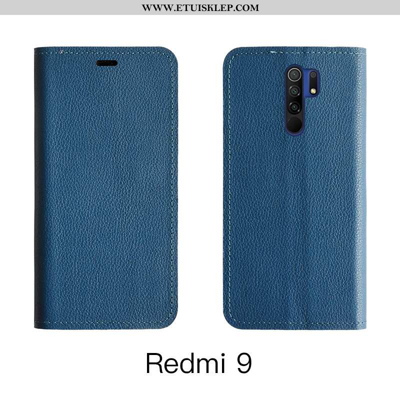 Obudowa Xiaomi Redmi 9 Ochraniacz Karta Ciemno Niebieski Anti-fall Bydło Czerwony All Inclusive Tani