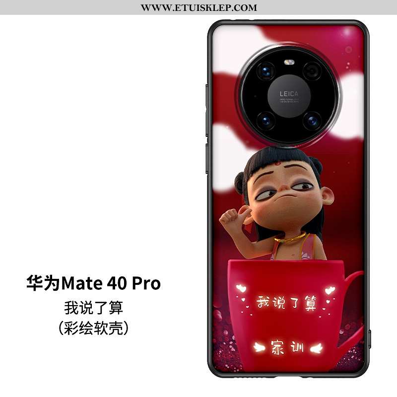 Pokrowce Huawei Mate 40 Pro Trendy Futerał Telefon Komórkowy Kreskówka Osobowość Zakochani Szkło Kup